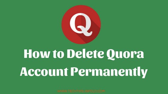 delete quora permanently