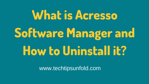 what is acresso software manager
